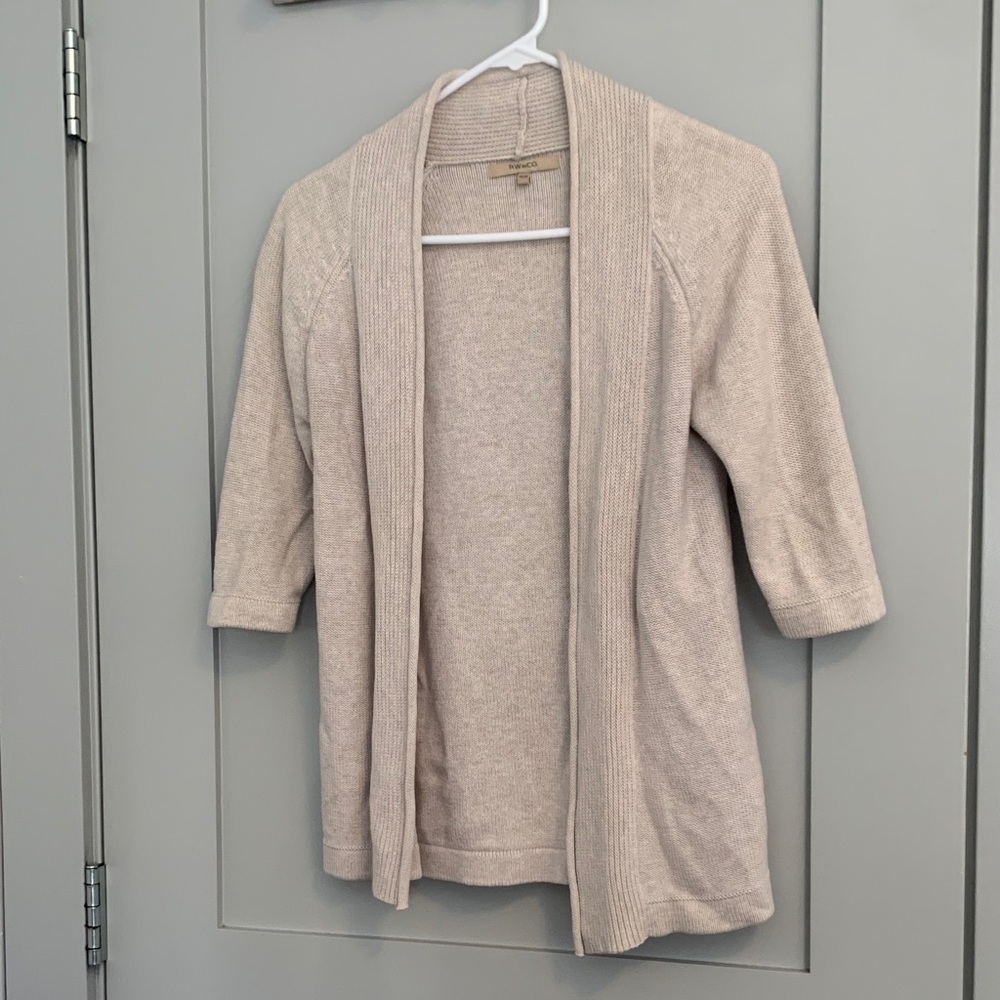RW&CO. Women's Beige Cardigan Size Extra Small EUC